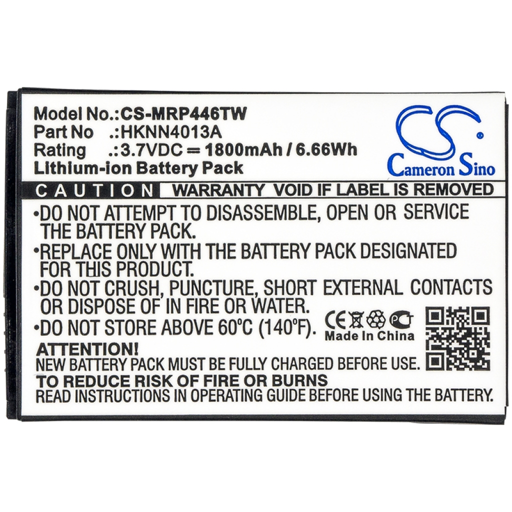 Compatible battery replacement for Motorola  PMNN4468, HKNN4013A, PMNN4425B, HKLN4440B, PMLN6745A...