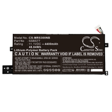 Compatible battery replacement for Mechrevo SSBS77