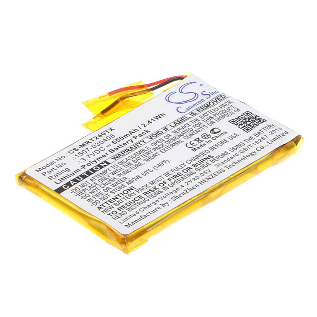 Compatible battery replacement for Rii  1507-030408