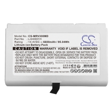 Compatible battery replacement for Mindray  LI24I002H, LI24I001H