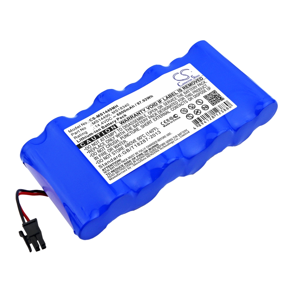 Compatible battery replacement for Drager  MS14490, MS14234, EPP-100C, SC6002XL, AS36059...