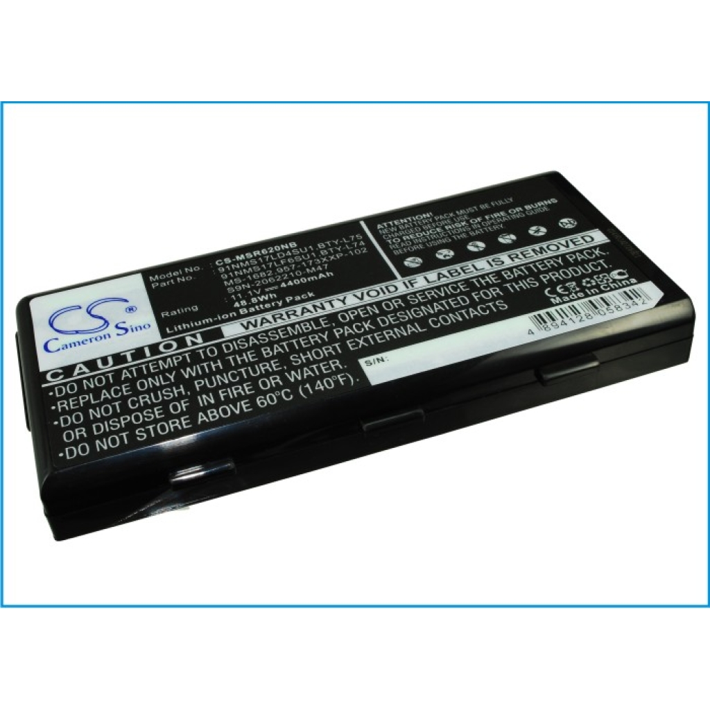 Notebook battery MSI CX623-023NL