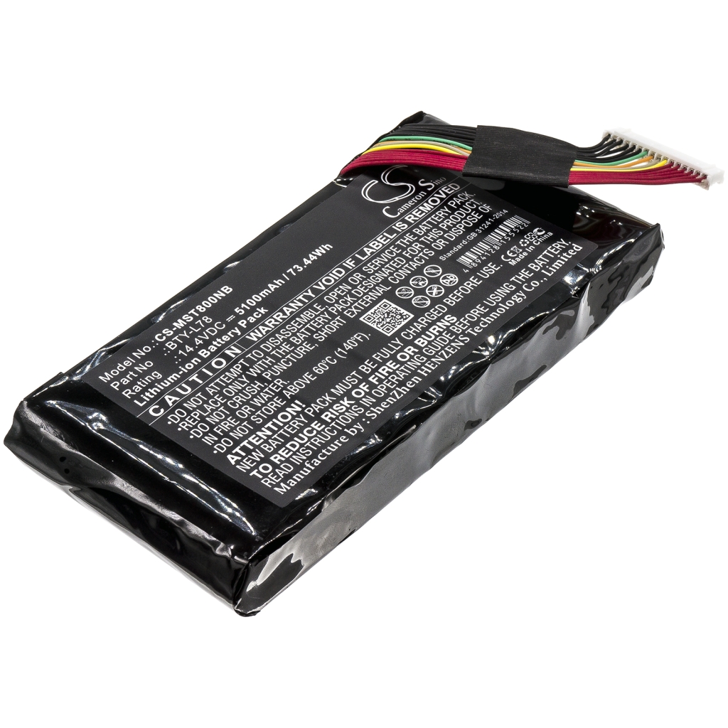 Compatible battery replacement for MSI  BTY-L78