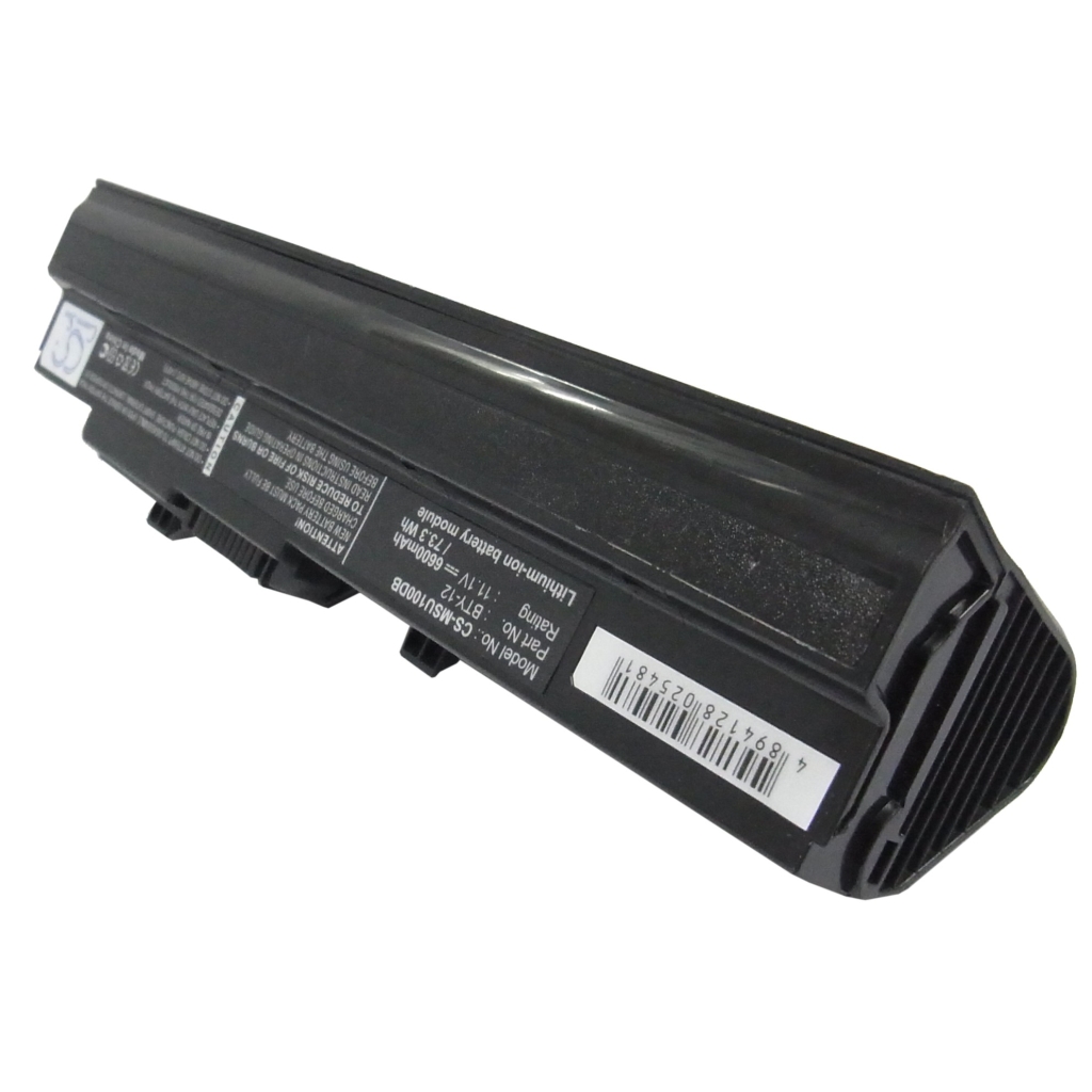 Compatible battery replacement for MSI  BTY-12, 6317A-RTL8187SE, TX2-RTL8187SE, 3715A-MS6837D1, BTY-S12...