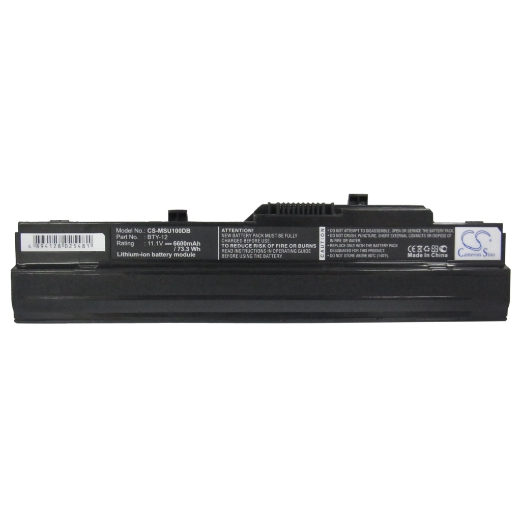 Compatible battery replacement for Medion  BTY-12, 6317A-RTL8187SE, TX2-RTL8187SE, 3715A-MS6837D1, BTY-S12...