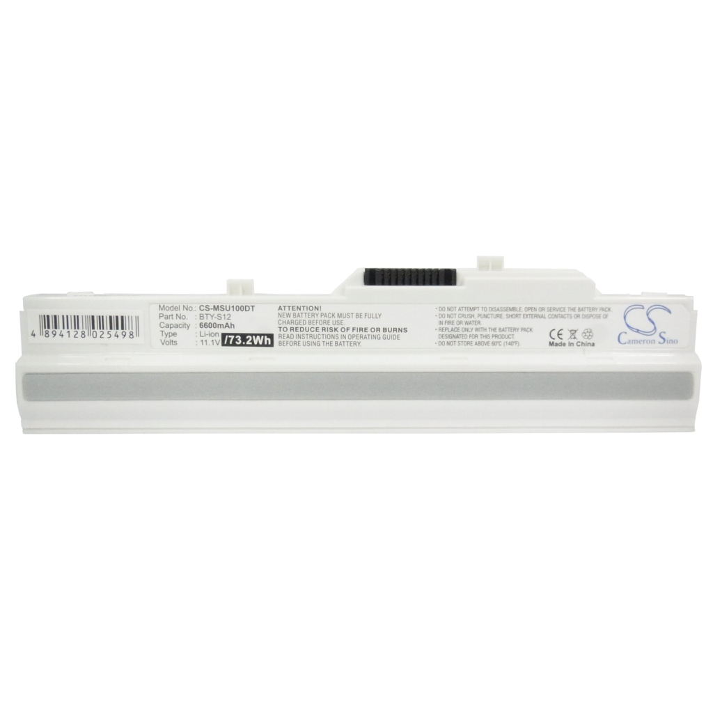 Notebook battery MSI Wind U100-036LA