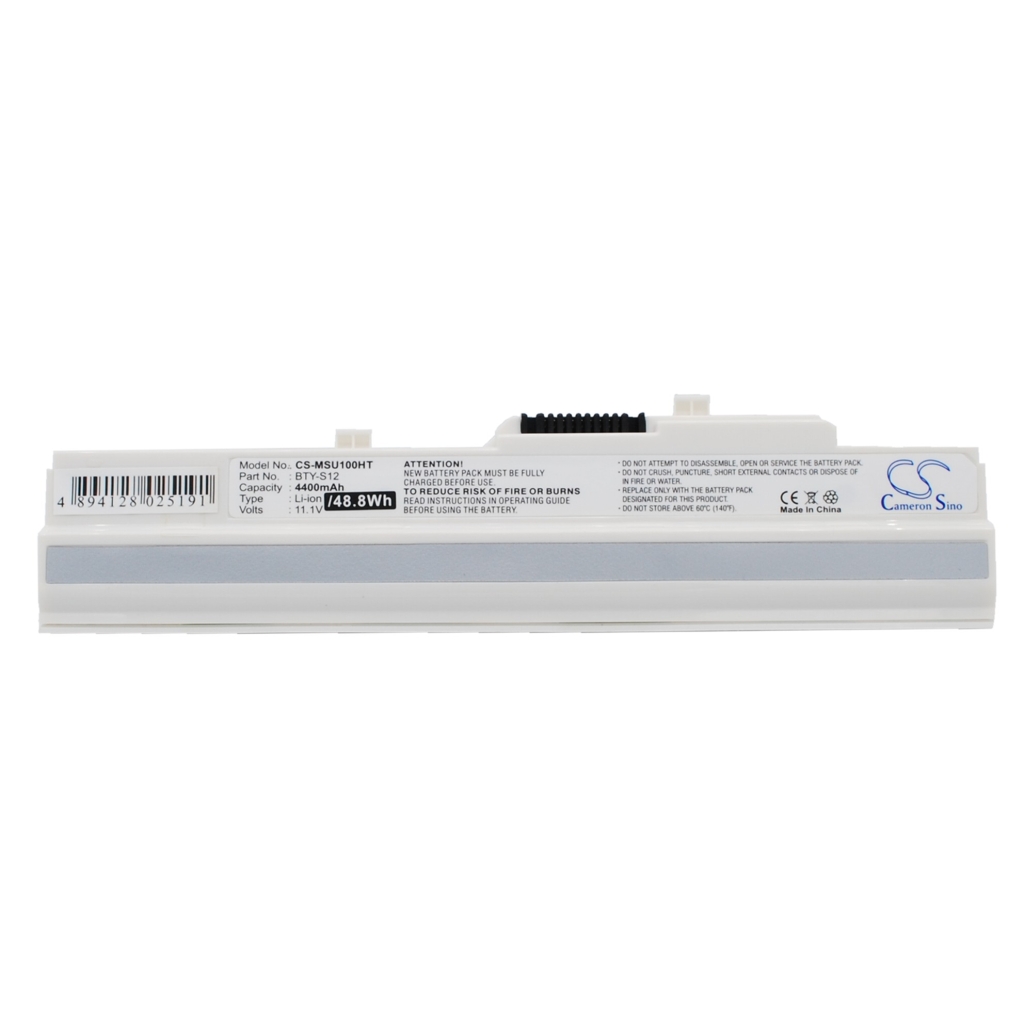 Compatible battery replacement for Medion  BTY-S12, 14L-MS6837D1, BTY-S11, BTY-12, 6317A-RTL8187SE...