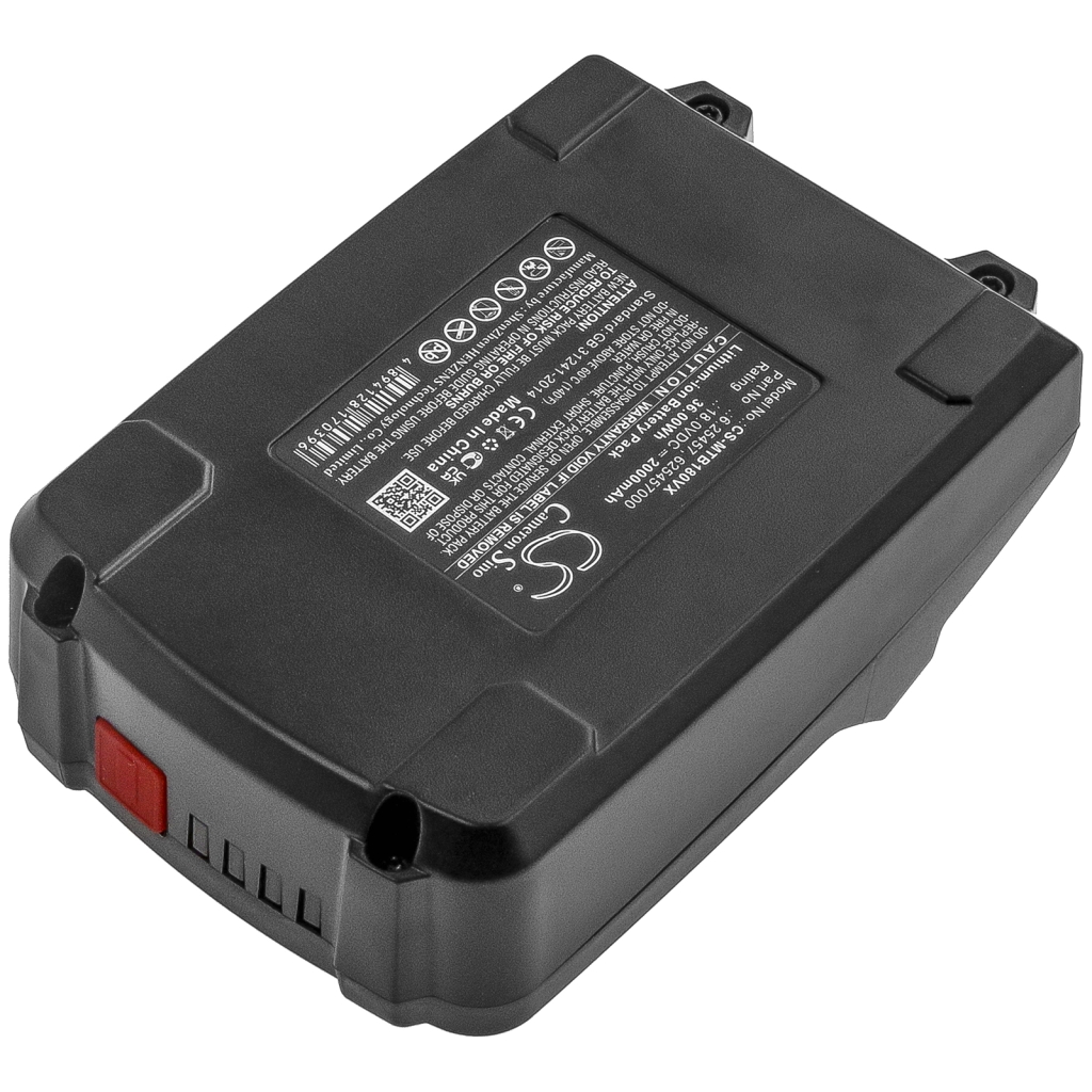 Compatible battery replacement for Metabo  625346000, 6.25455, 6.25527, 625596000, 6.25468...