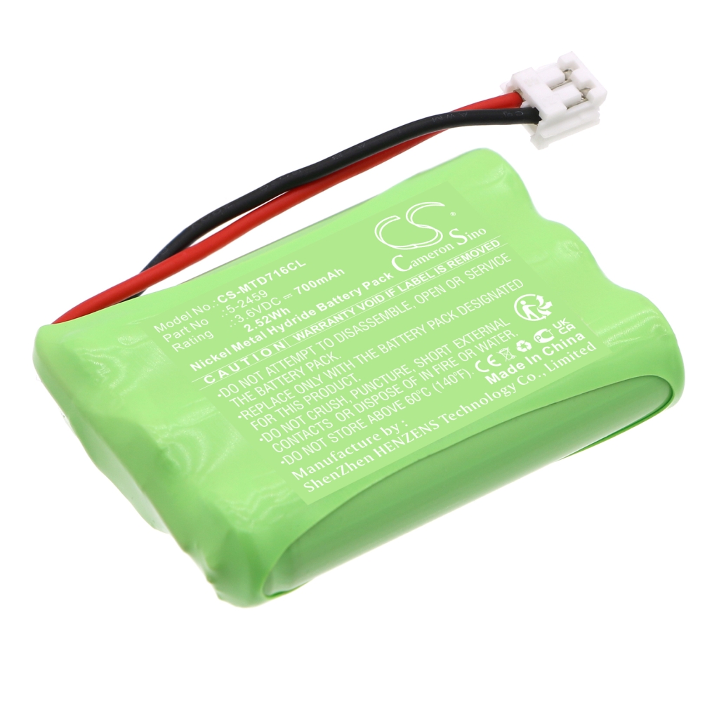 Compatible battery replacement for General Electric  525734-001, GES-PC3F03, 230-0969, TL72108, TL74458...