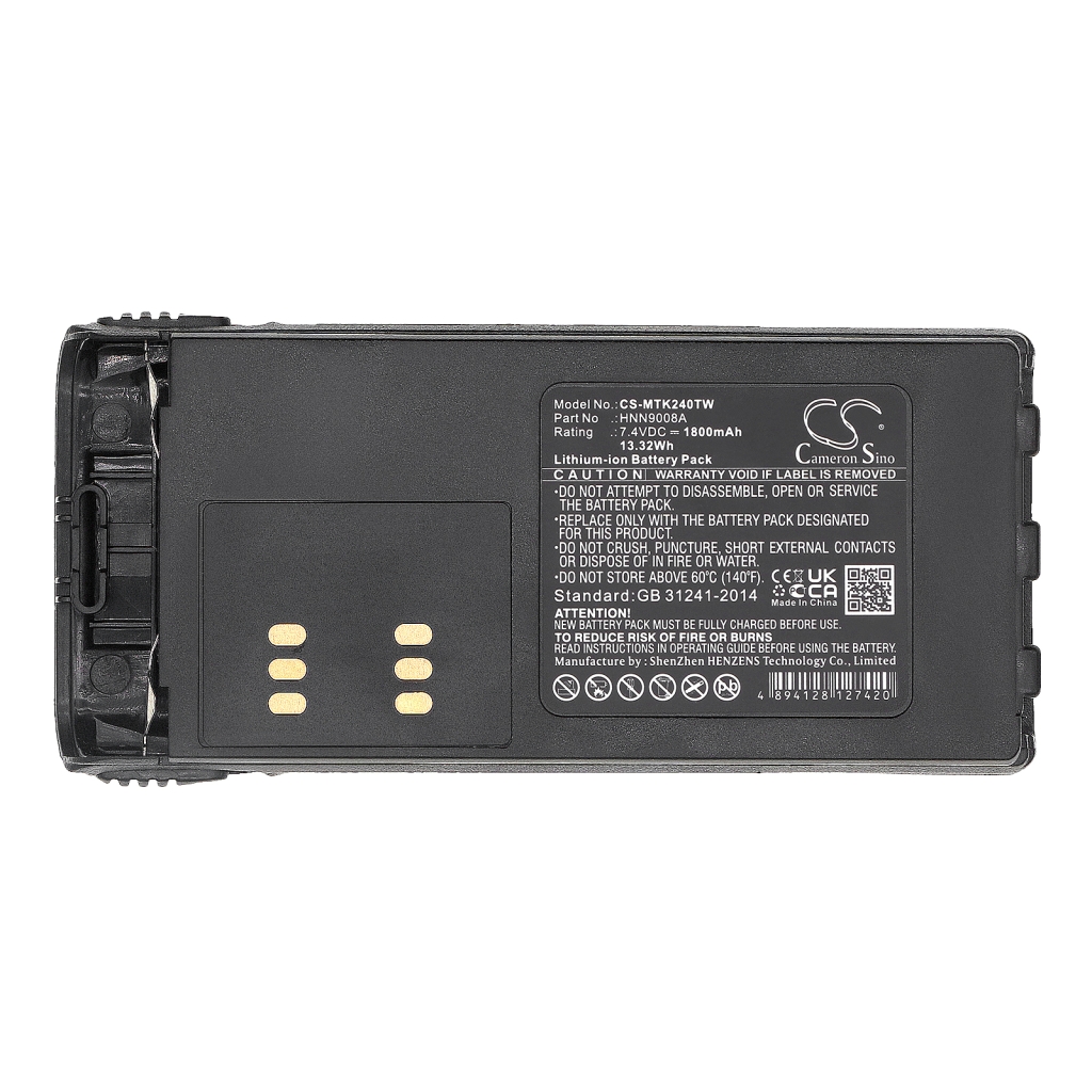 Two-Way Radio Battery Motorola CS-MTK240TW