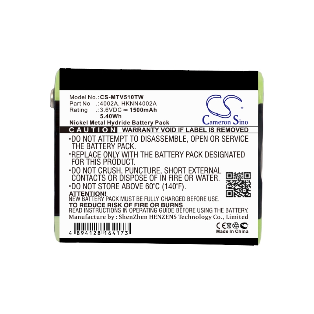 Compatible battery replacement for Motorola  FRS-009, KEBT-071-A, NNTN4385, 4002A, HKNN4002A...