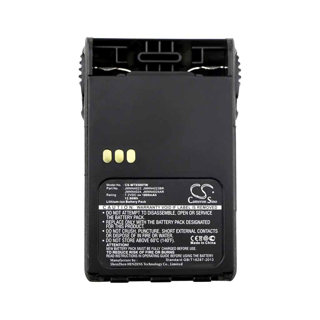 Two-Way Radio Battery Motorola CS-MTX500TW