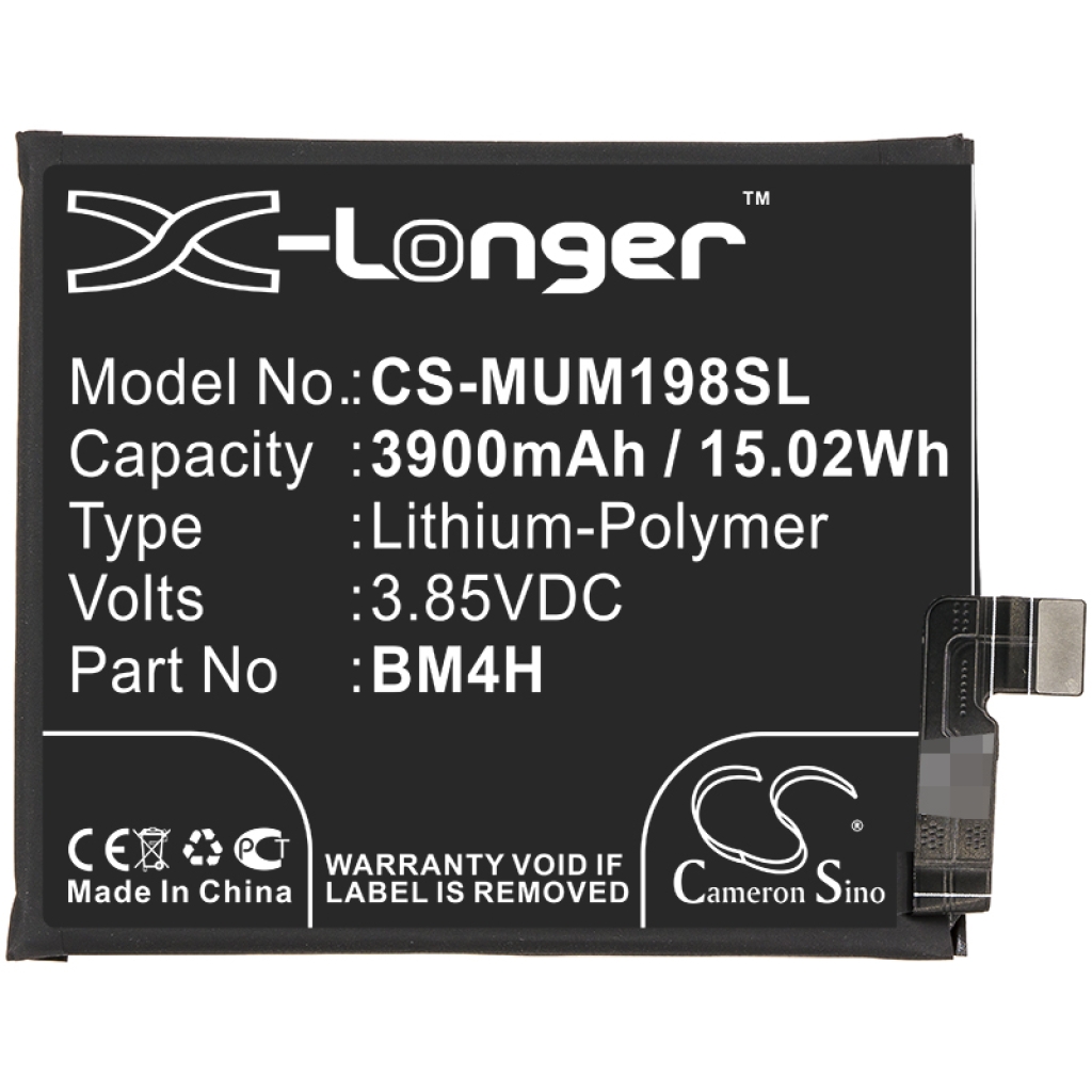 Mobile Phone Battery Xiaomi CS-MUM198SL