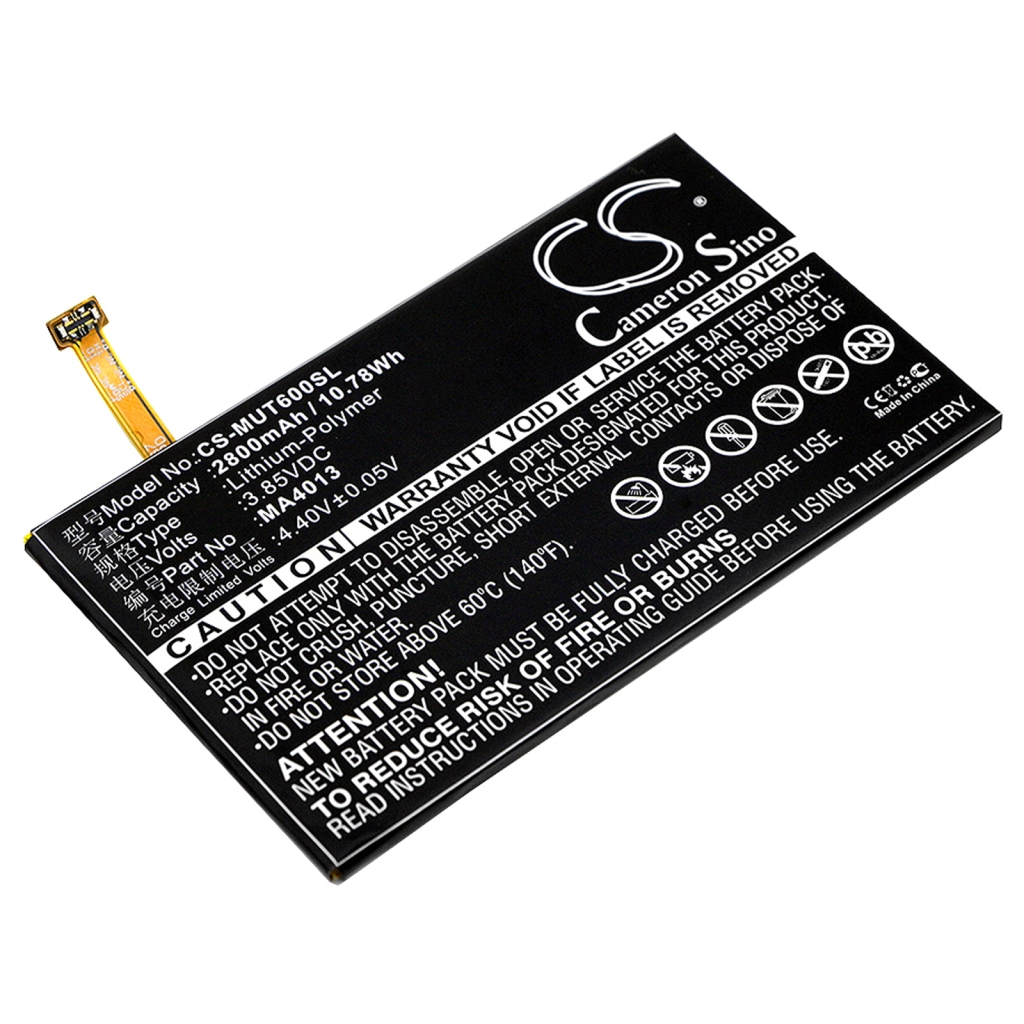 Compatible battery replacement for Meitu  MB1503