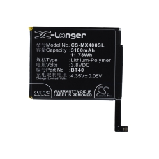 Compatible battery replacement for MeiZu BT40