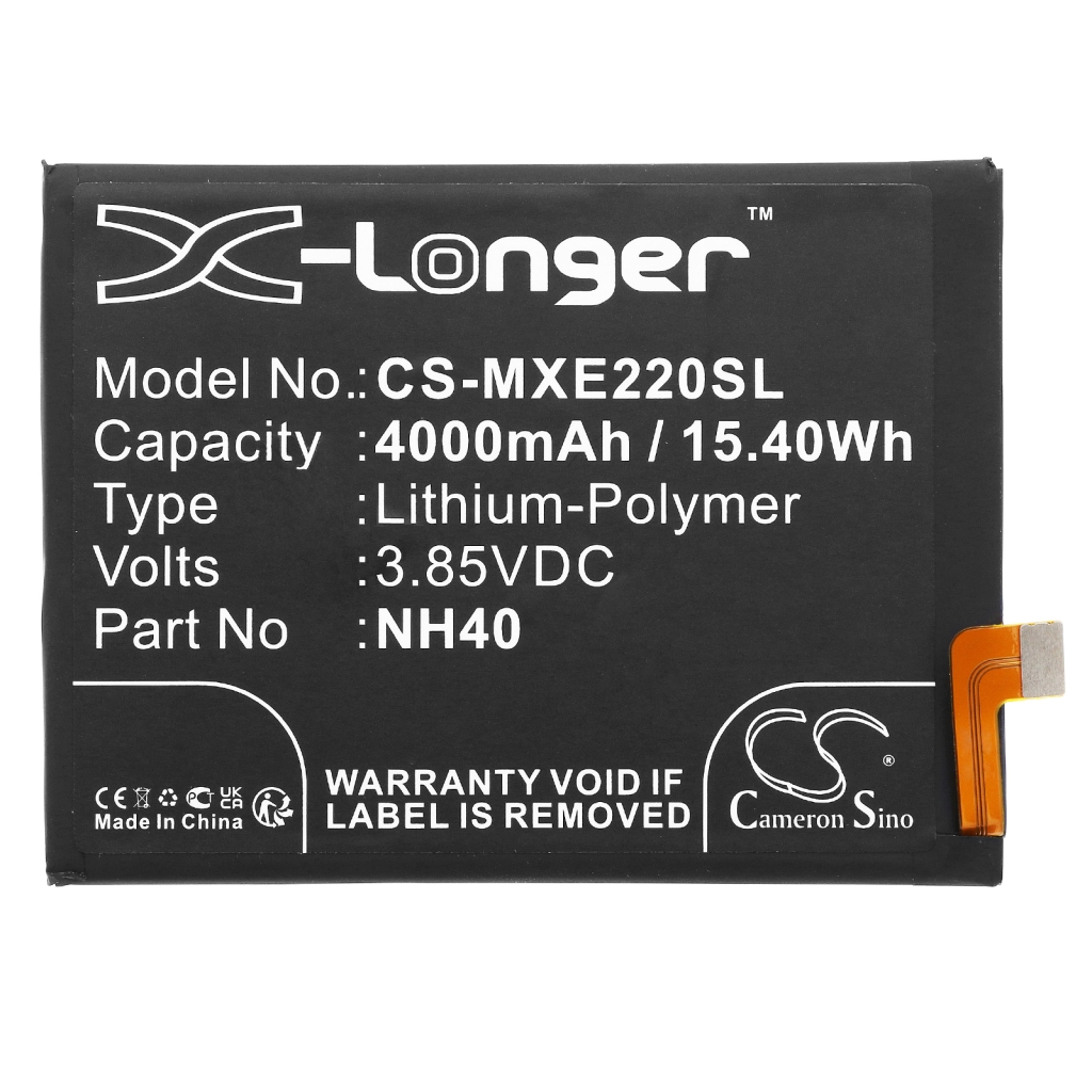 Compatible battery replacement for Motorola  SB18D48255, NH40