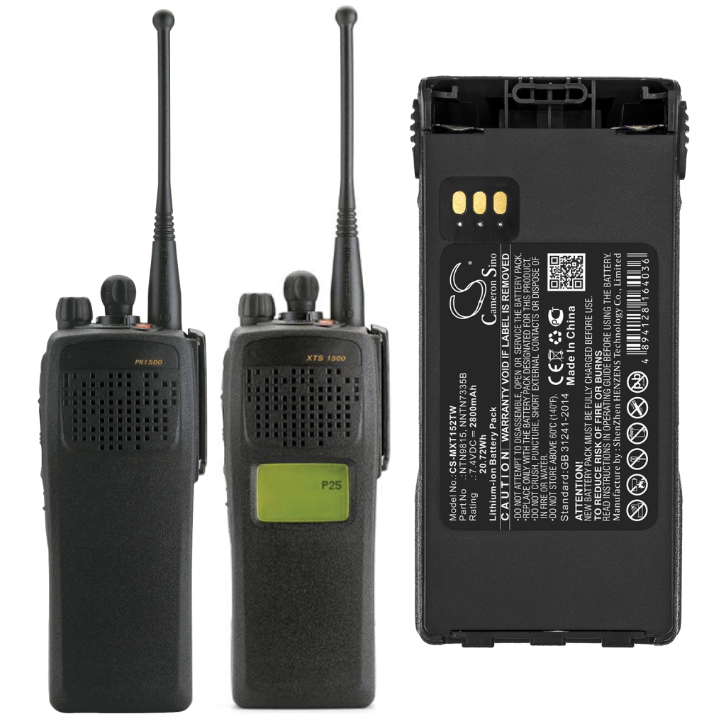 Two-Way Radio Battery Motorola CS-MXT152TW