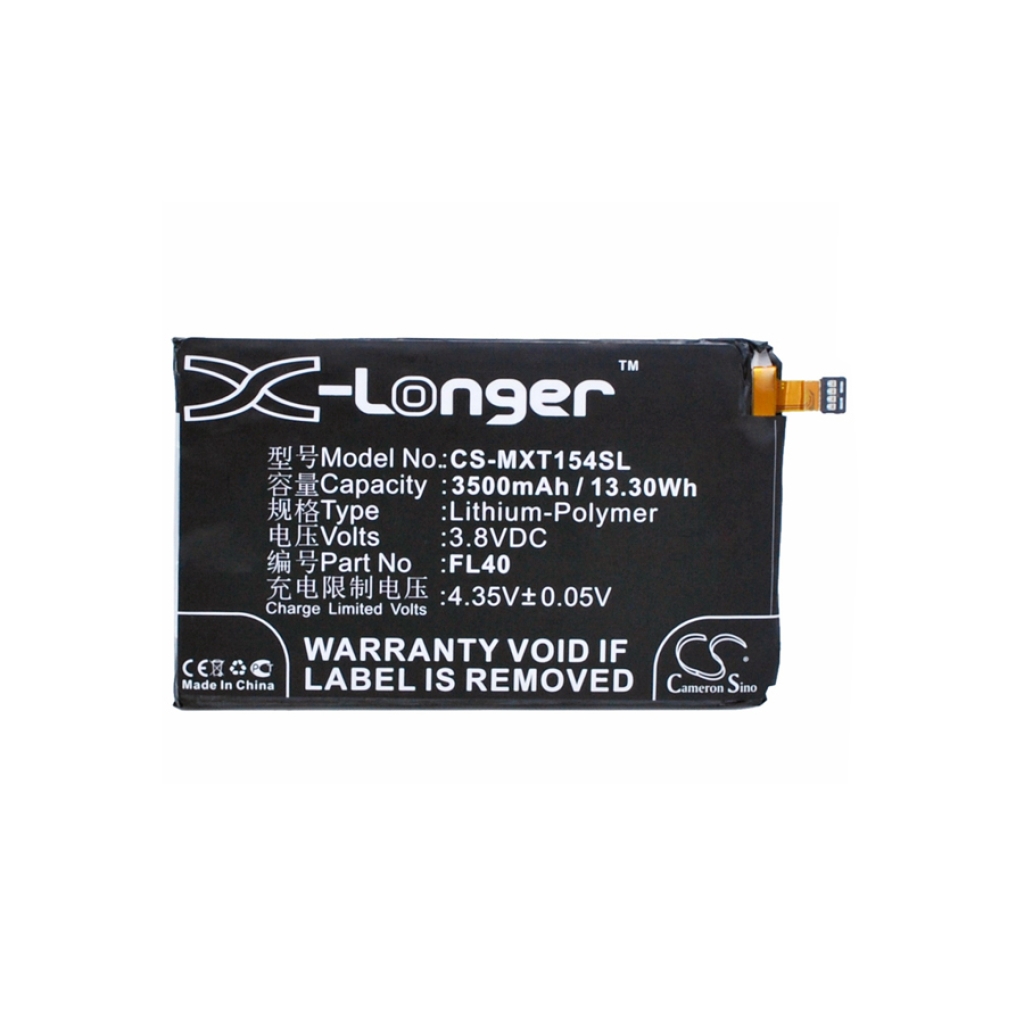 Compatible battery replacement for Motorola  FL40, SNN5963B