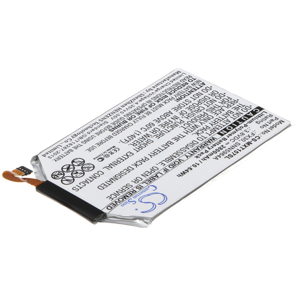 Compatible battery replacement for Motorola  SNN5964A, FX30