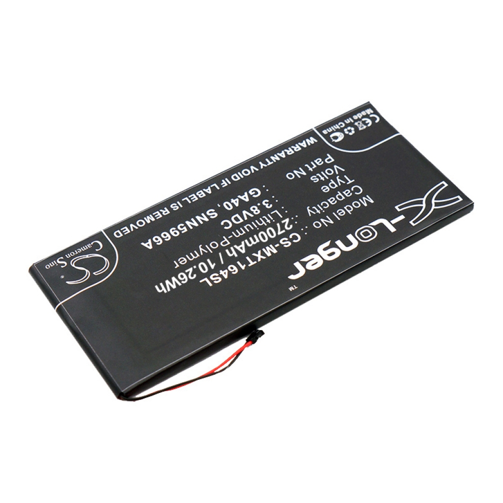 Compatible battery replacement for Motorola  SNN5966A, GA40