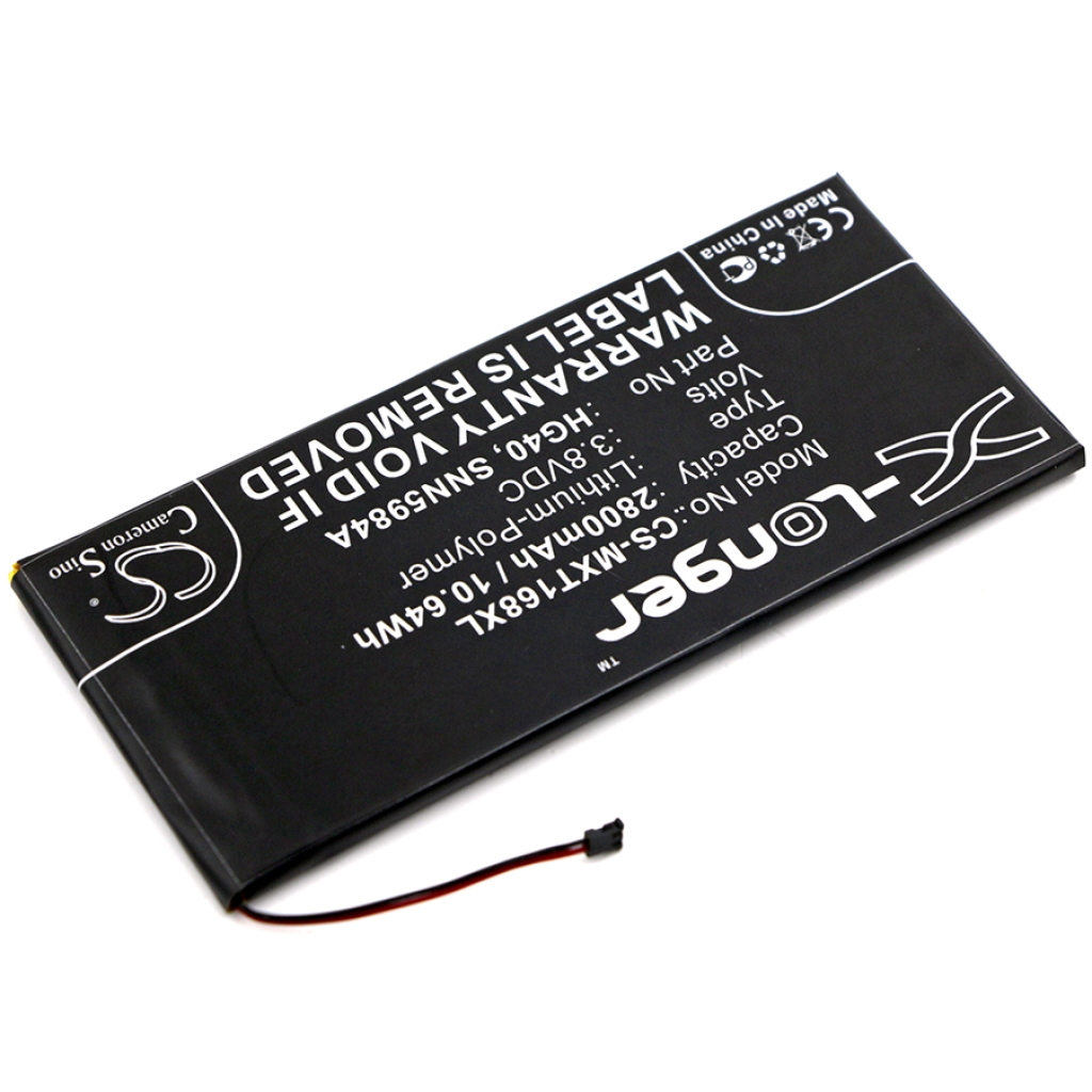 Compatible battery replacement for Motorola  SNN5984A, HG40