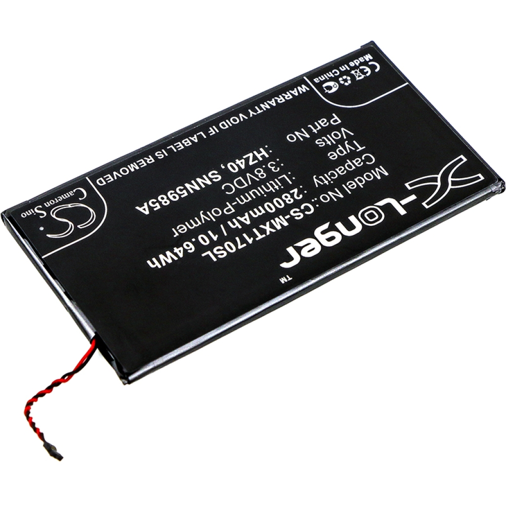 Compatible battery replacement for Motorola  SNN5985A, HZ40