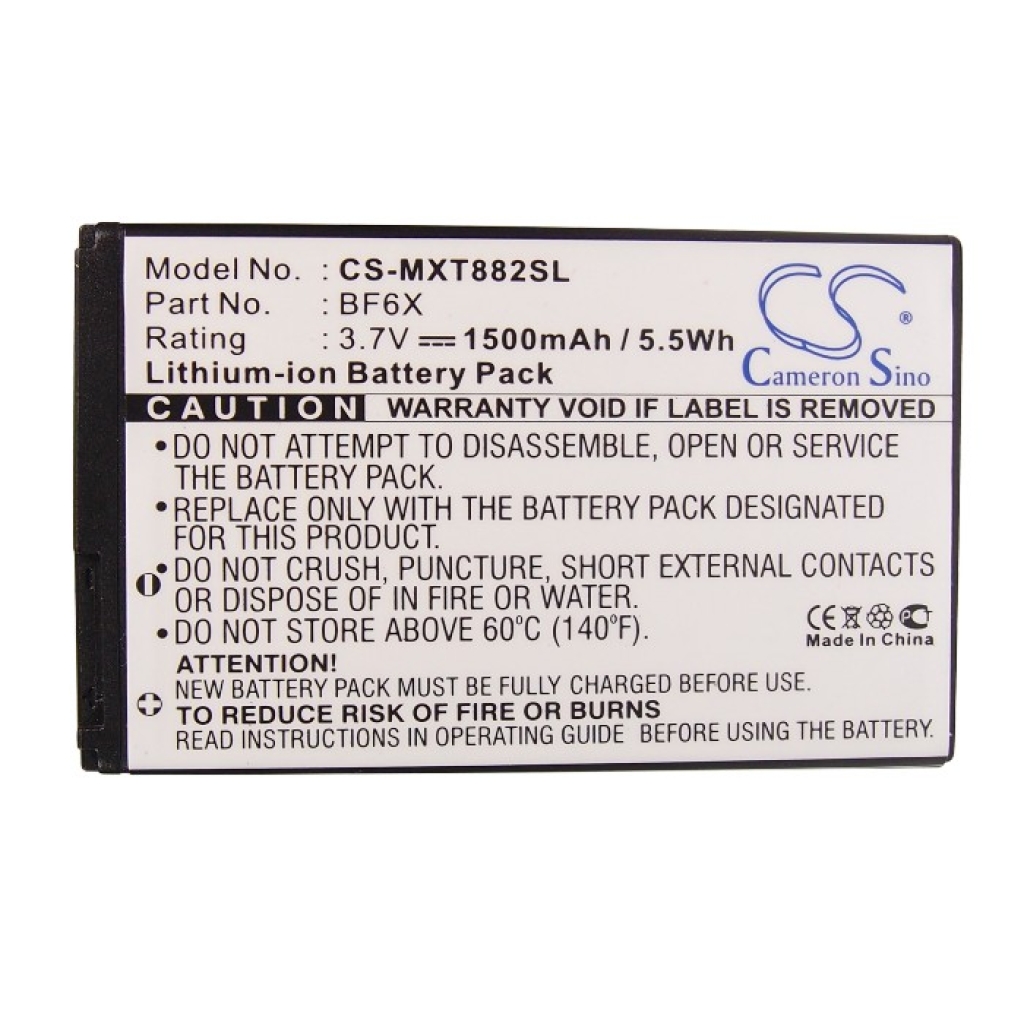 Mobile Phone Battery Motorola CS-MXT882SL