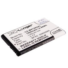 Compatible battery replacement for Motorola BF6X,SNN5885,SNN5885A