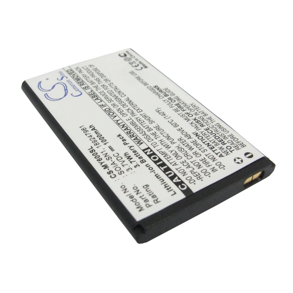 Compatible battery replacement for Sagem  189247961, SOIA-SN1, SO1B-SN1, 252822138