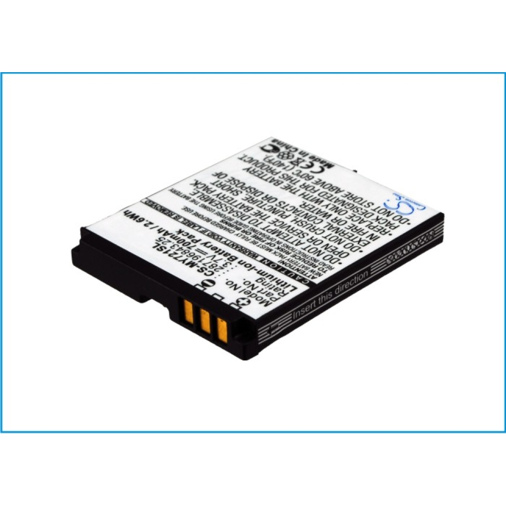 Compatible battery replacement for Sagem  287196843, 287196831