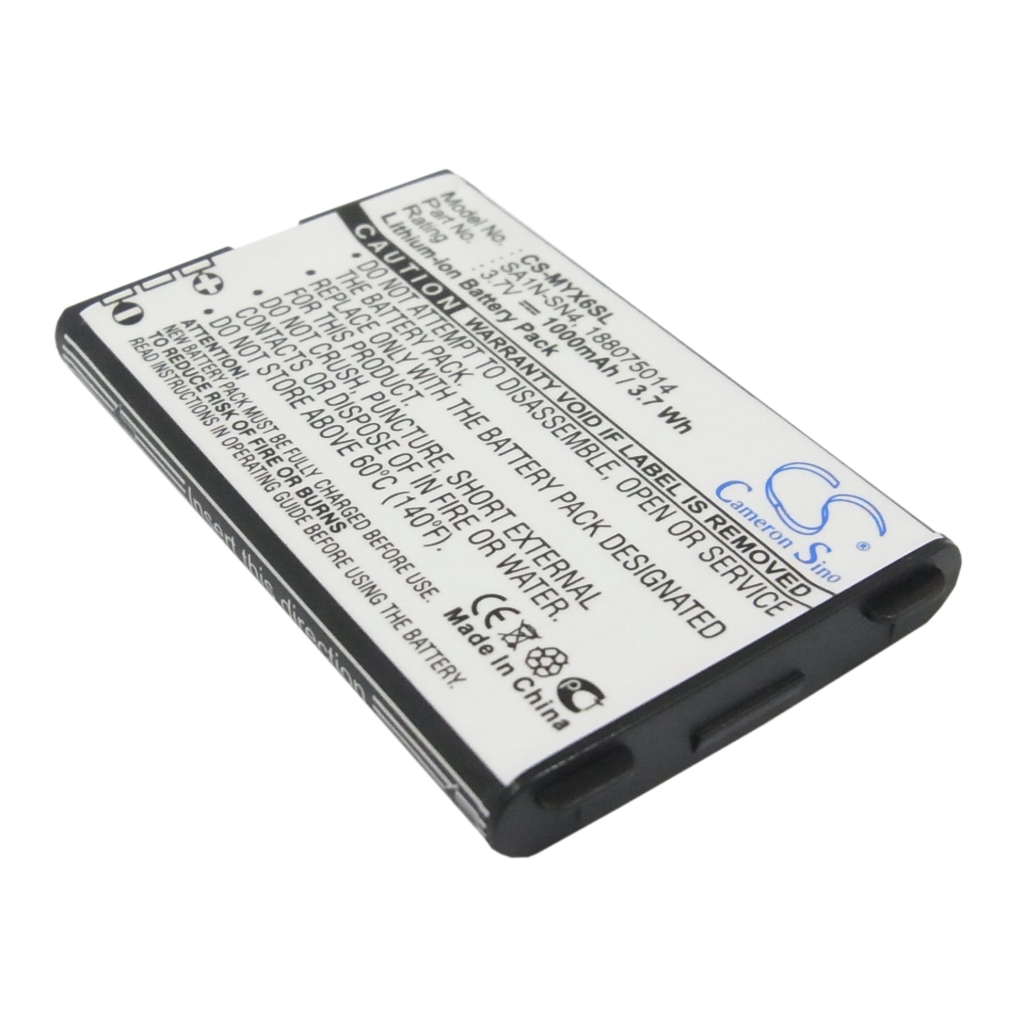 Compatible battery replacement for Sagem  SAJN-SN2, SA1N-SN4, SALM-SN3, BA40, SALM-SN2...