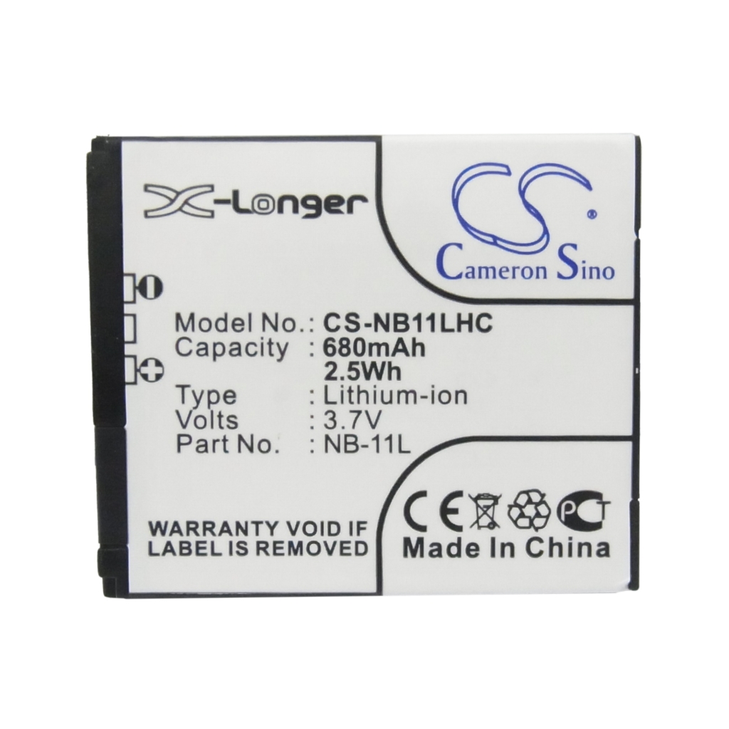 Compatible battery replacement for Canon  NB-11LH, NB-11L