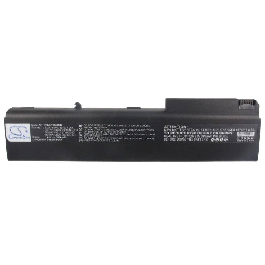 Compatible battery replacement for HP  452195-001, HSTNN-DB06, HSTNN-UB11, 372771-001, 395794-741...