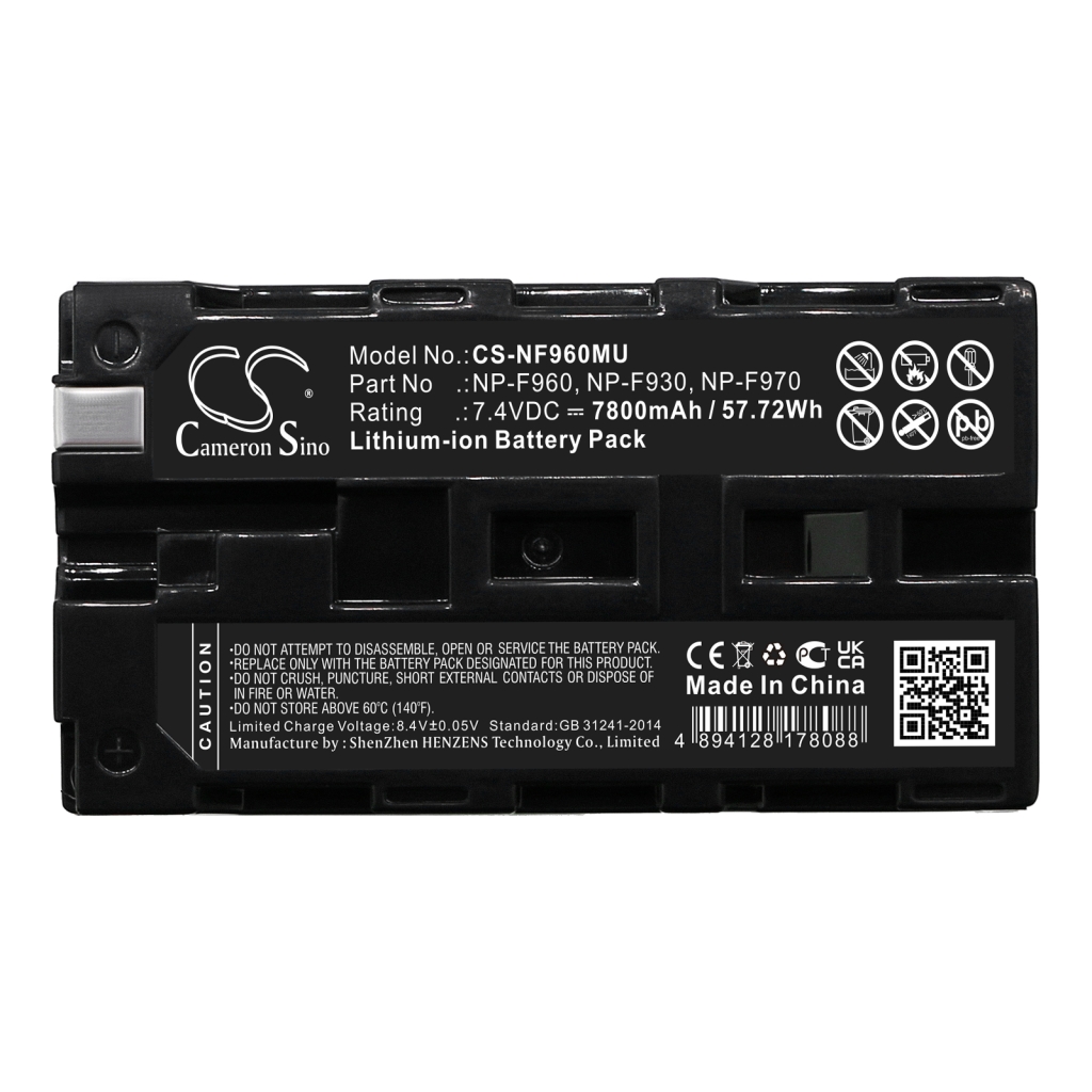 Compatible battery replacement for Sony  NP-F970, NP-F930, XL-B3, NP-F960, XL-B2...