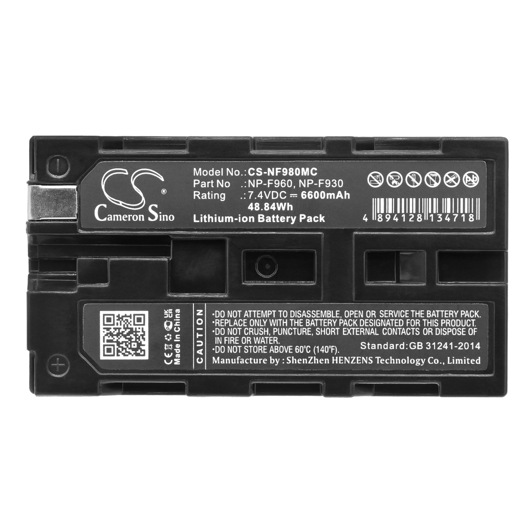 Compatible battery replacement for Sony  NP-F950, NP-F970/B, NP-F930/B, NP-F970, NP-F930...