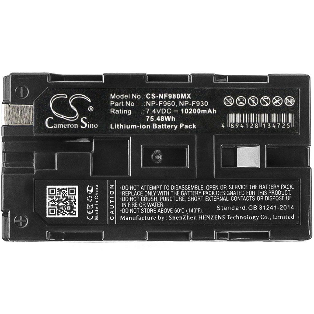 Compatible battery replacement for Sony  NP-F930/B, NP-F970, NP-F930, XL-B3, NP-F960...