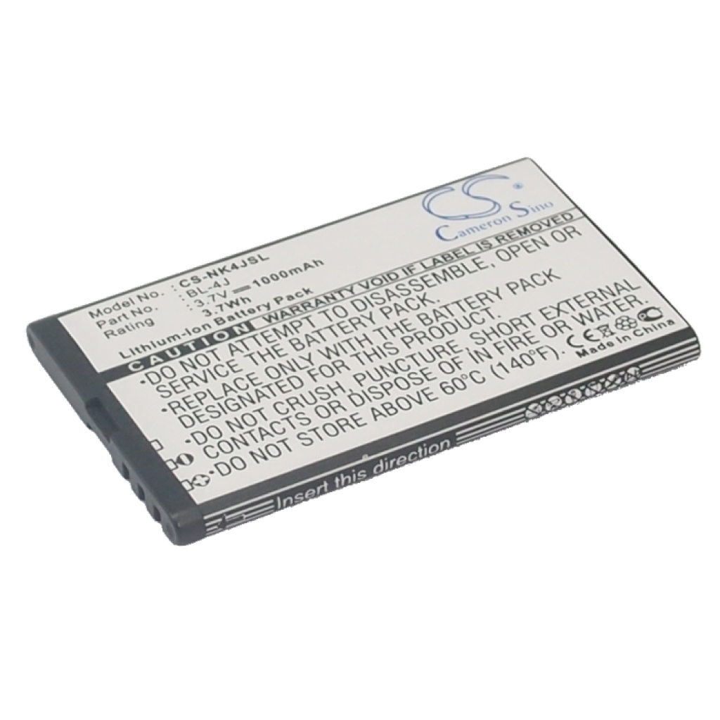 Compatible battery replacement for Nokia  BL-4J