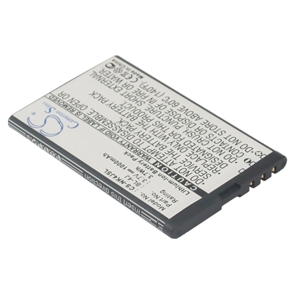 Compatible battery replacement for Nokia  BL-4J