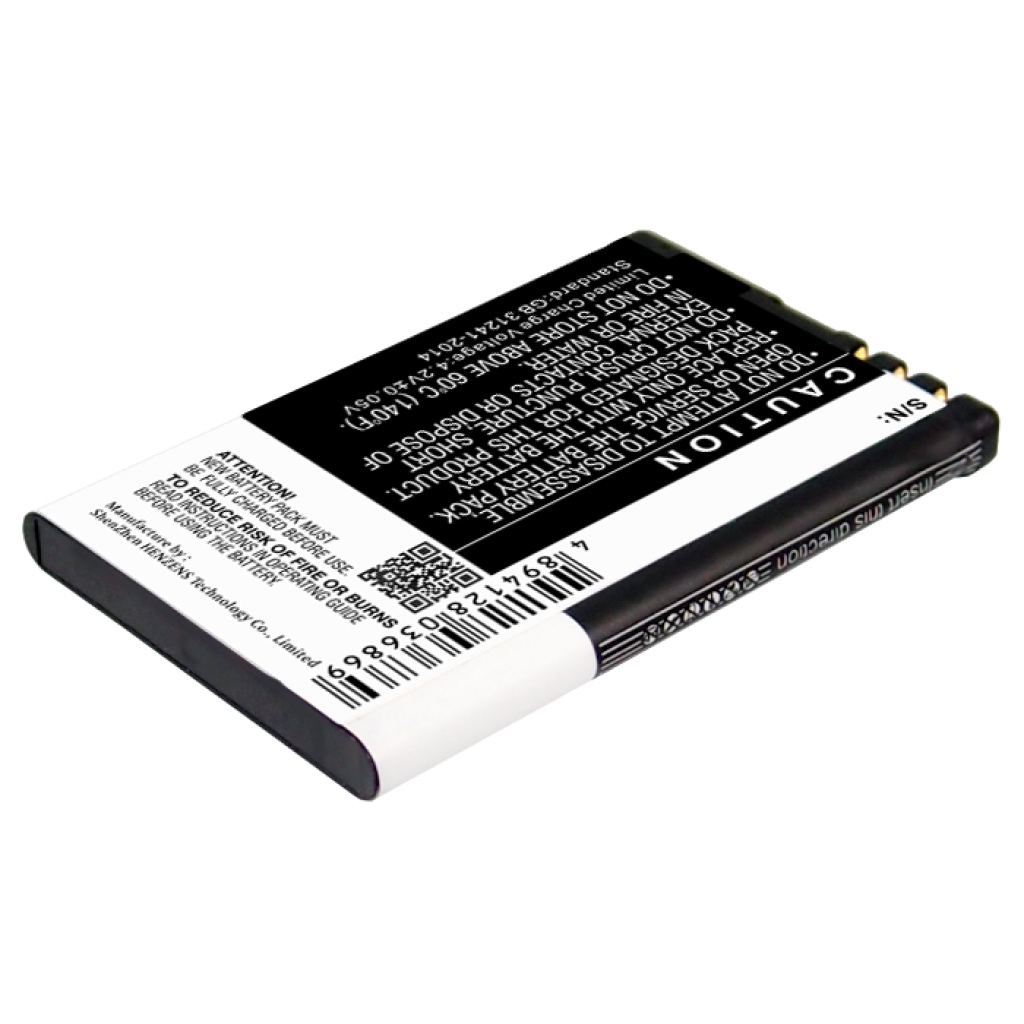 Compatible battery replacement for Nokia  BL-5J