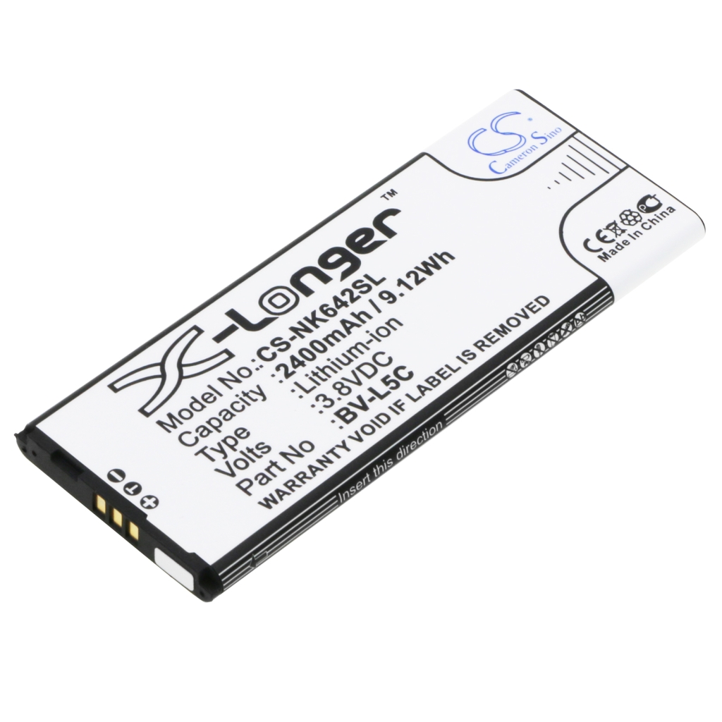 Compatible battery replacement for Nokia  BV-L5C