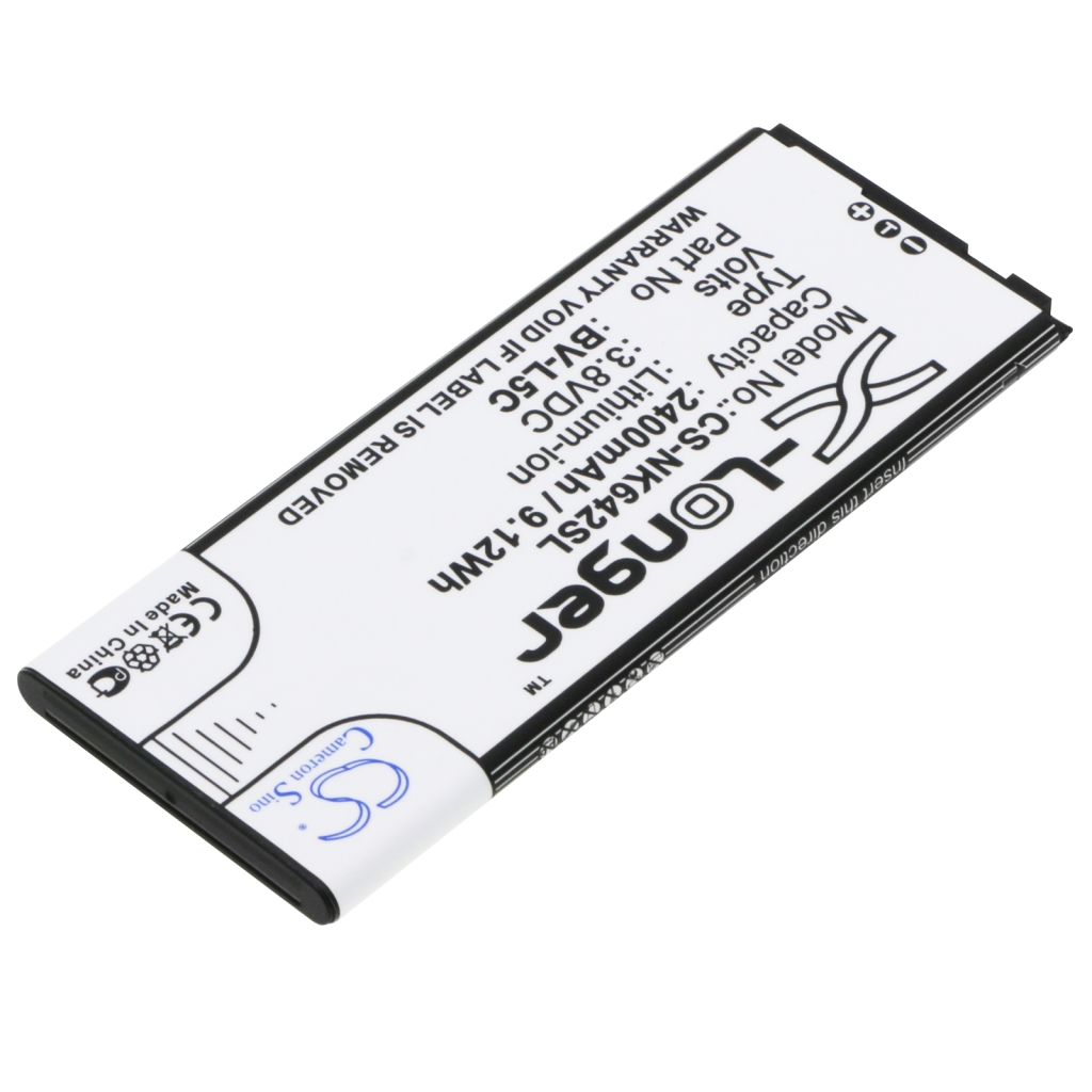 Compatible battery replacement for Nokia  BV-L5C