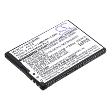 Compatible battery replacement for Nokia BV-4D