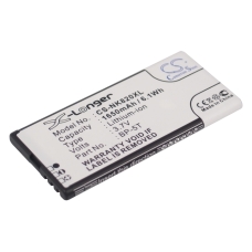 Compatible battery replacement for Nokia BP-5T