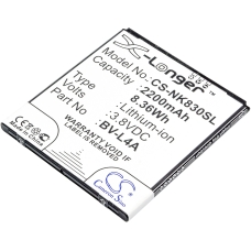 Compatible battery replacement for Microsoft BV-L4A