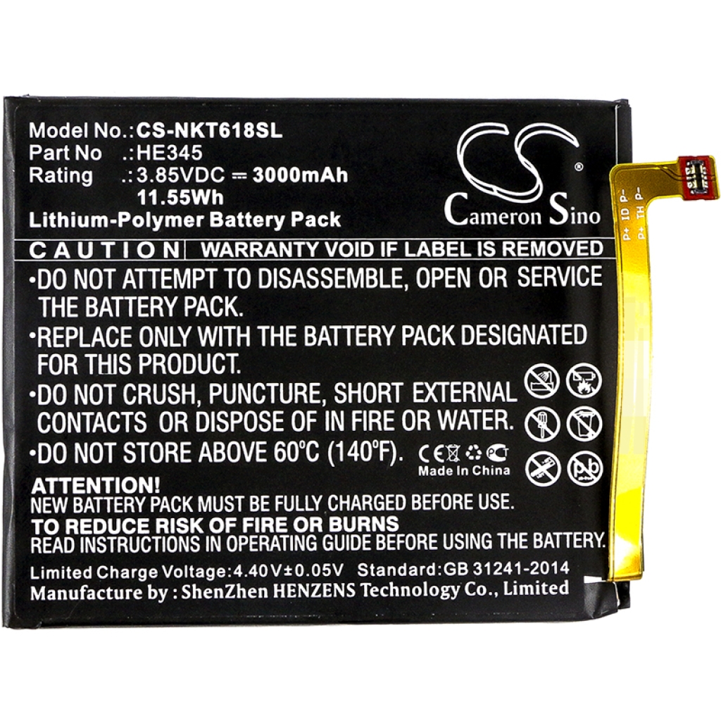 Battery Replaces HE353