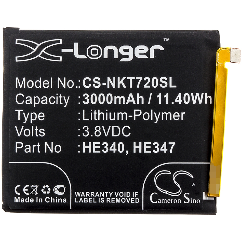 Mobile Phone Battery Nokia CS-NKT720SL