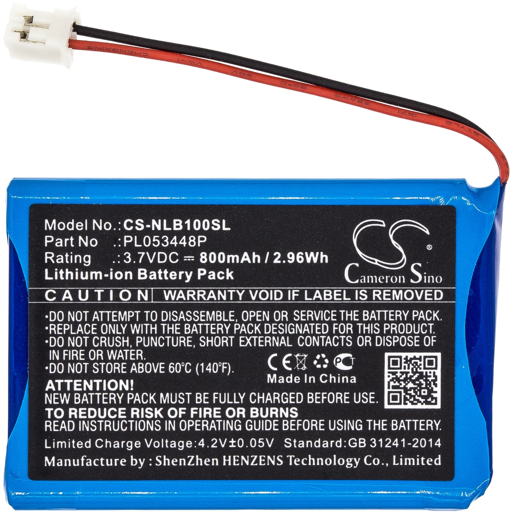 Compatible battery replacement for Nolan  PL053448P