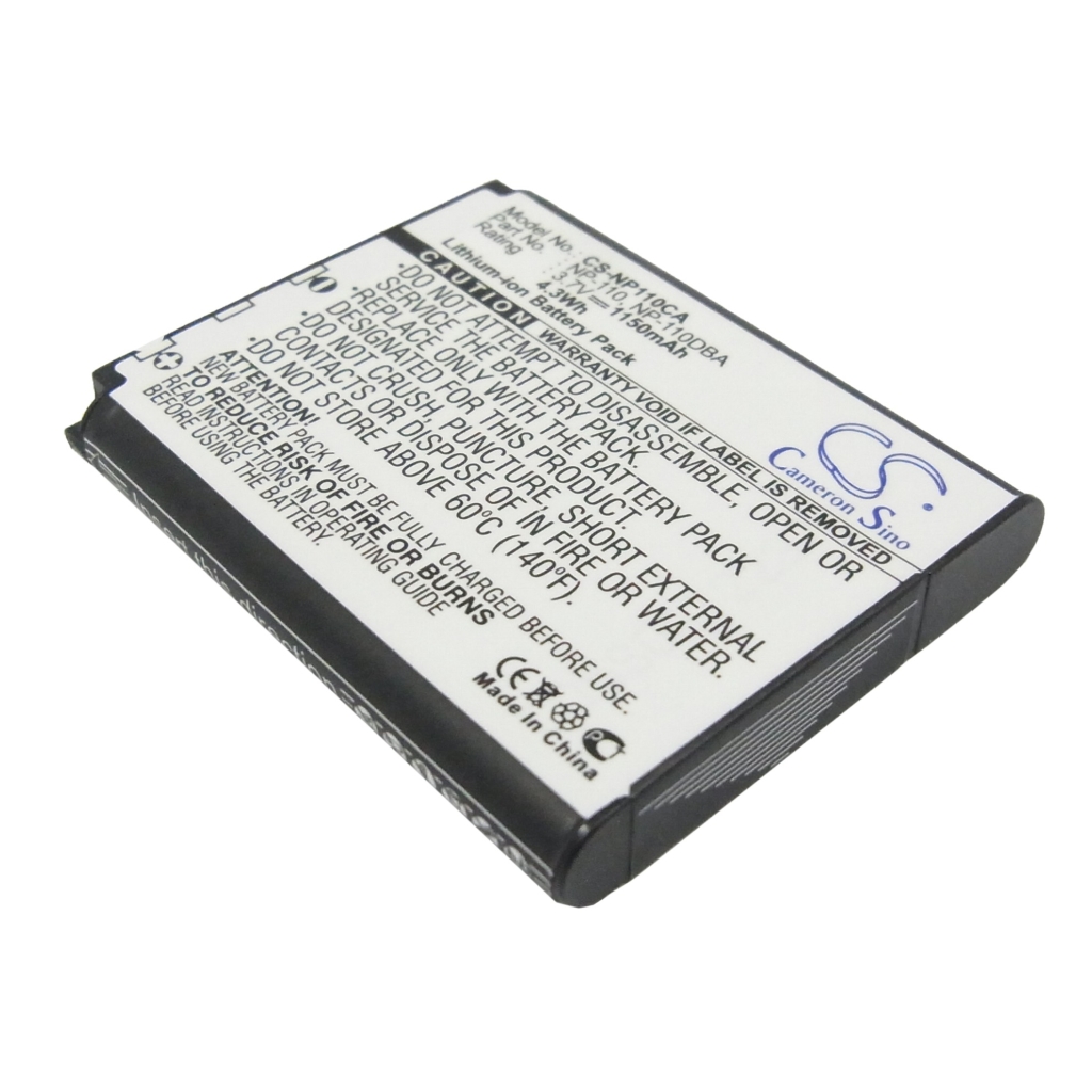 Compatible battery replacement for CASIO  NP-160, NP-110L, NP-110DBA, NP-110