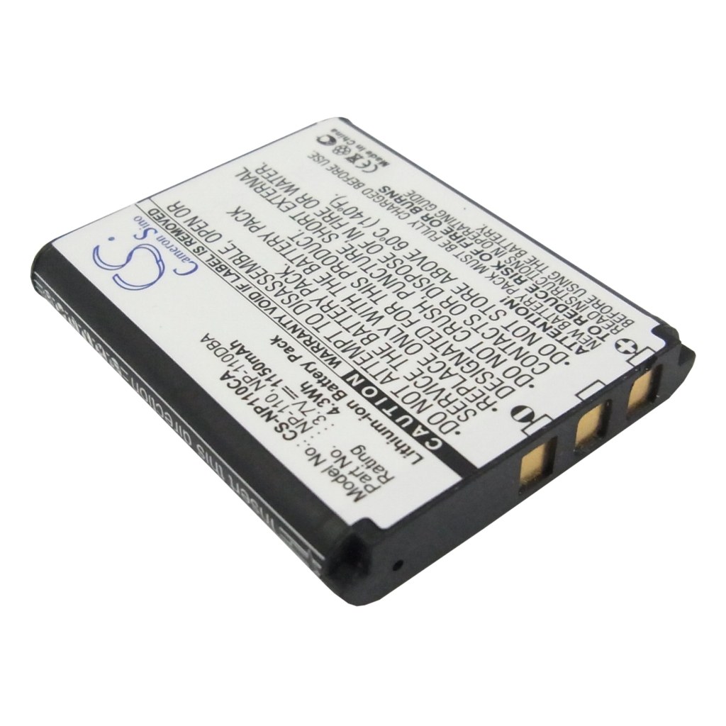 Compatible battery replacement for CASIO  NP-160, NP-110L, NP-110DBA, NP-110