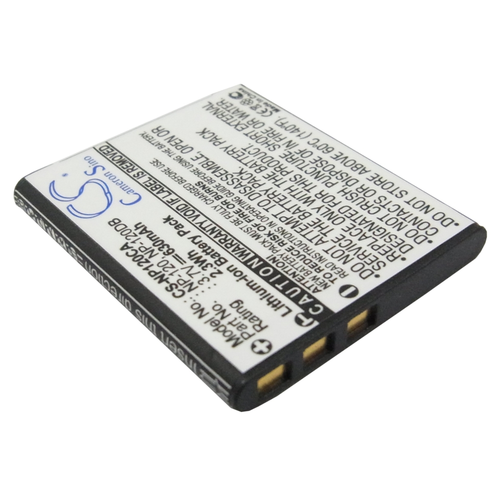 Compatible battery replacement for CASIO  NP-120DBA, NP-120